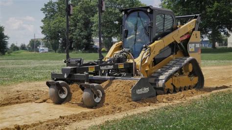 level best skid steer|leveling land with a backhoe.